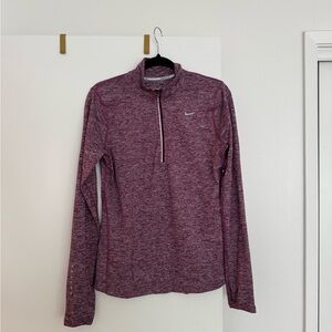 Nike Heathered Purple Dri-FIT Top size Medium